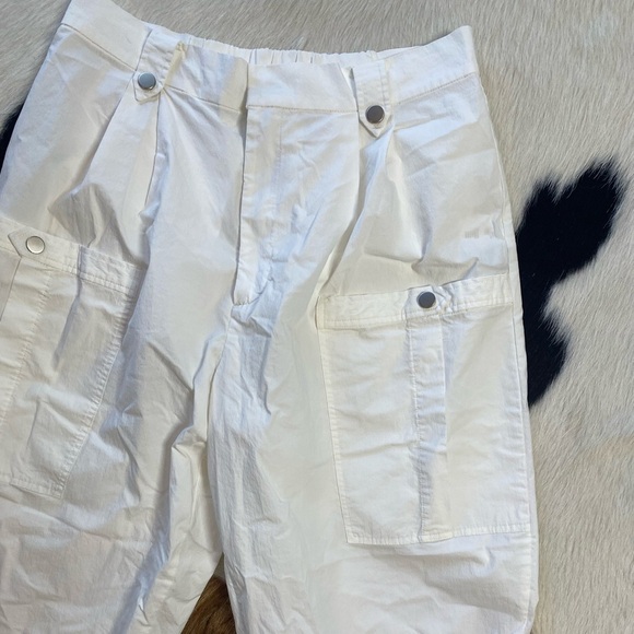 Gentle Herd Pocket Taper Cotton-Blend Ankle Pants - Picture 3 of 9